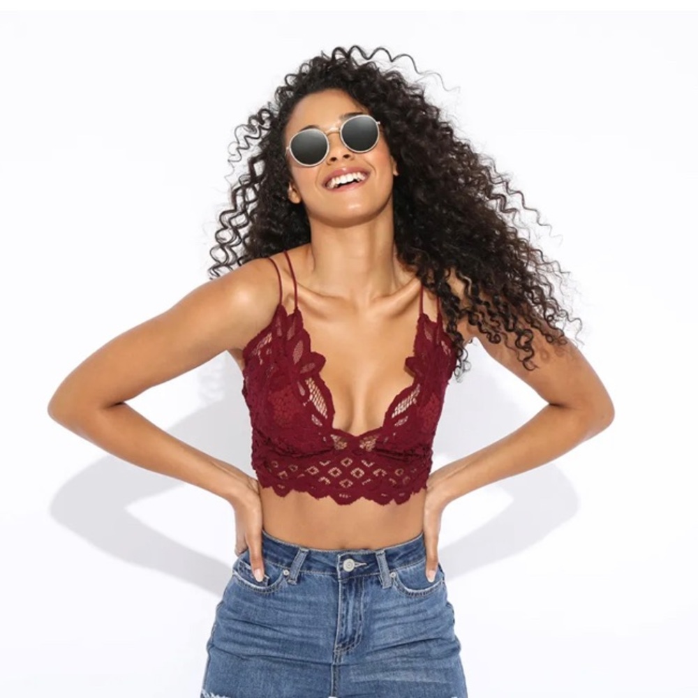 Cranberry bralette